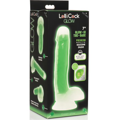 7" Glowing Cock + Balls