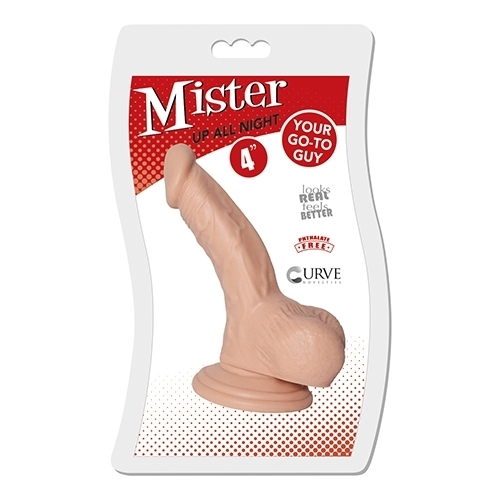 Mister Up All Night - Vanilla 4" Insertable