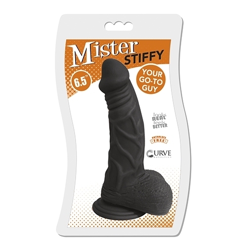 Mister Stiffy - Midnight 6.5" Insertable