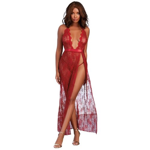 Long Lace Gown Garnet S