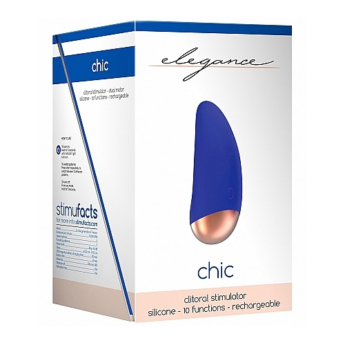 Elegance Clitoral Stimulator Chic Blue