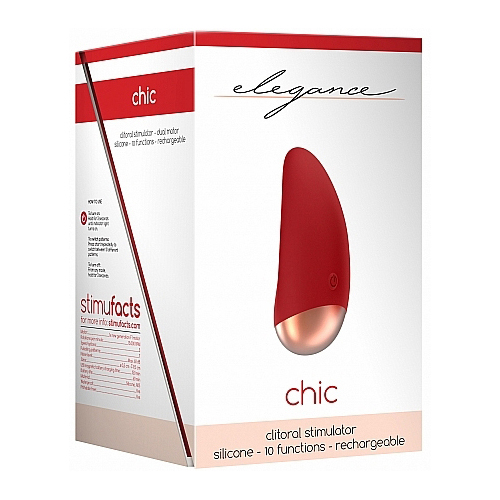 Elegance Clitoral Stimulator Chic Red