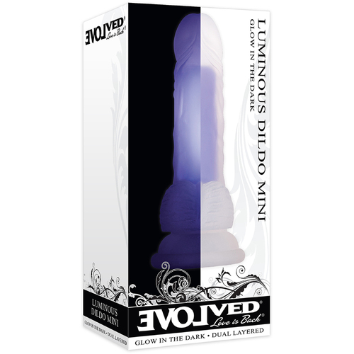 5.5" Glowing Purple Cock