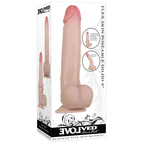 9" Poseable Realistic Cock