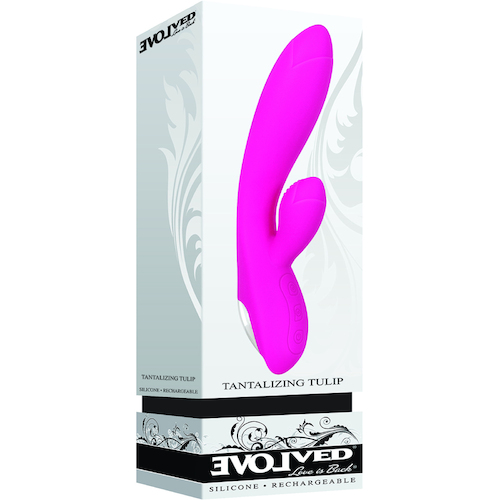 8" Tantalizing Tulip Rabbit Vibrator