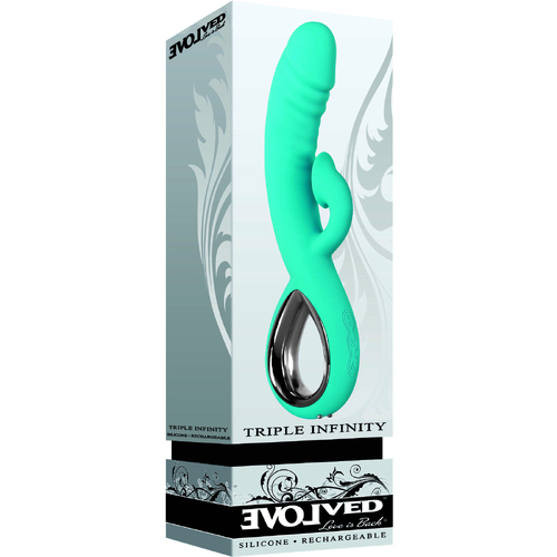  9.5" Triple Infinity Rabbit Vibrator