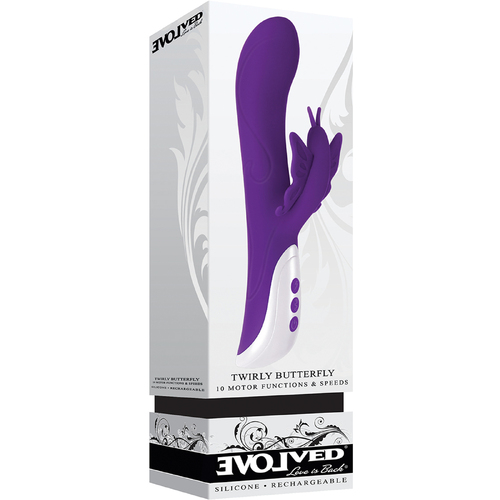 Twirly Butterfly 9'' Rabbit Vibrator