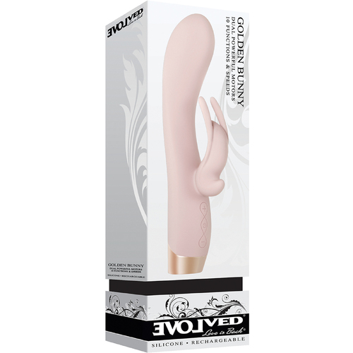 4.5"  Golden Bunny  Rabbit Vibrator