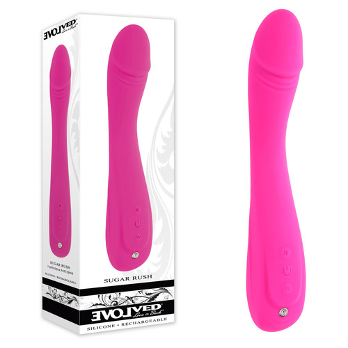 Evolved SUGAR RUSH Pink 21.6 cm USB Rechargeable Vibrator