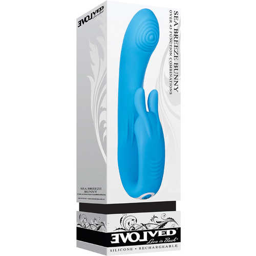 8" Sea Breeze Bunny Rabbit Vibrator