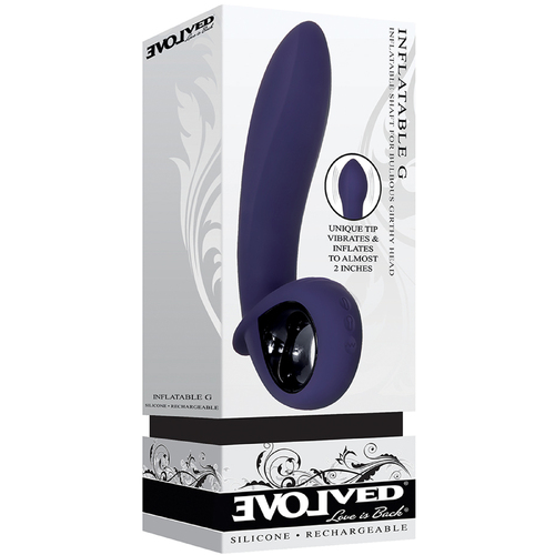 6" Inflatable G-Spot Vibrator