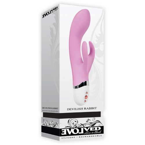 Devilish 8" Rabbit Vibrator