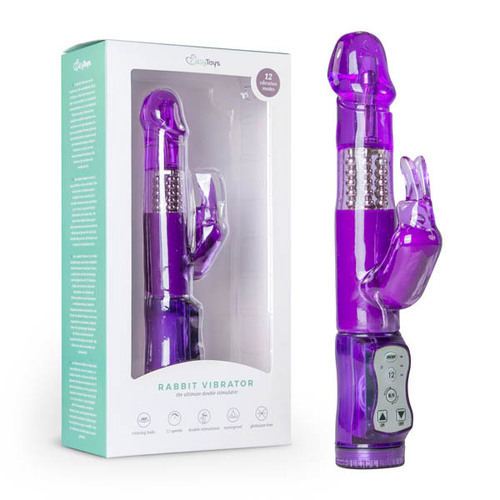 EasyToys Rabbit Vibrator Purple 21.5 cm (8.5'') Rabbit Pearl Vibrator