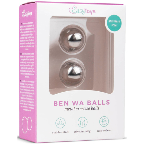 Ben Wa Balls Silver 19mm