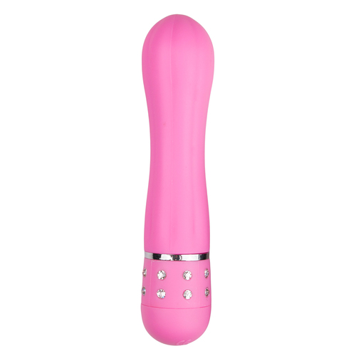 Love Diamond Vibrator Lined Pink