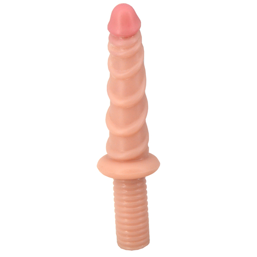 11" Ribbed Dildo + Handle