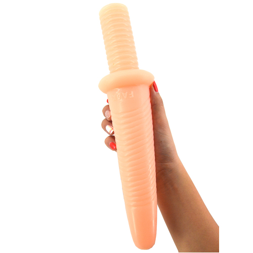 12" Screw Dildo + Handle