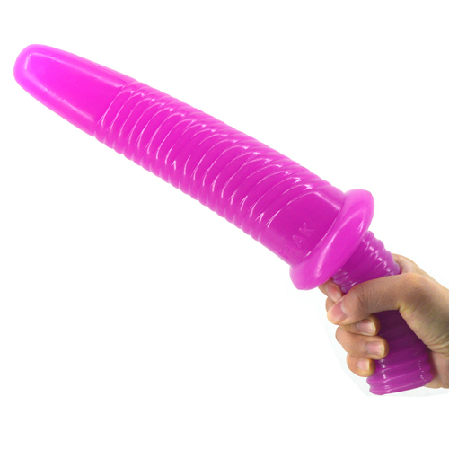 12" Screw Dildo + Handle