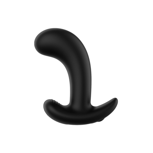 Curved Vibrating Plug - Black