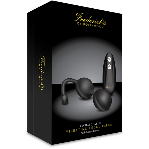 Vibrating Kegel Balls w R/C Black