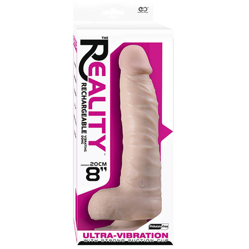 8'' Ultra Vibrating Cock + Balls