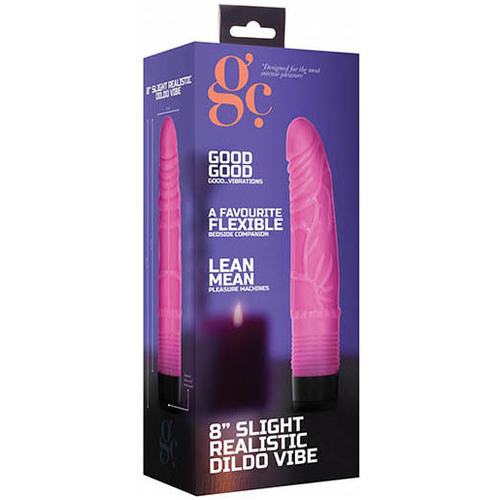 8" Slight Realistic Vibrating Cock