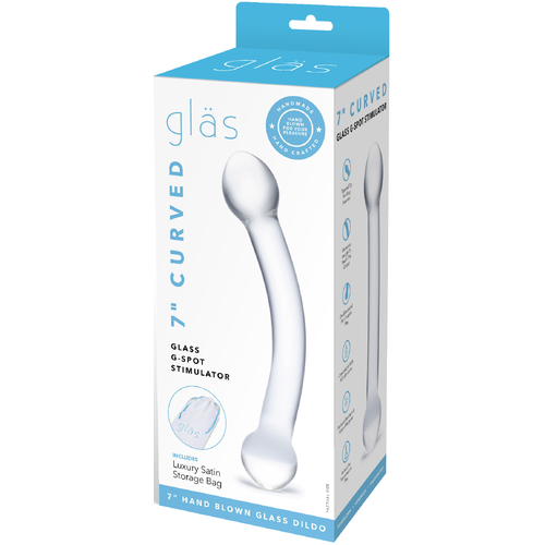 7" Curved Glass G Spot Stimulator