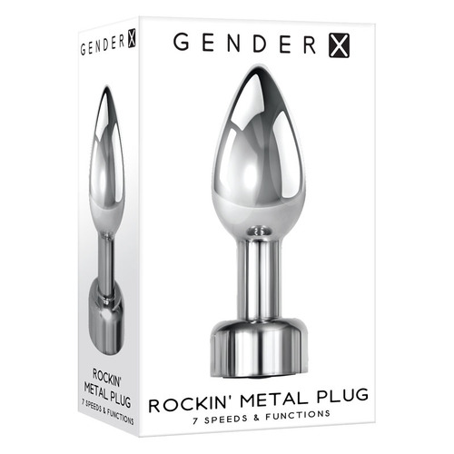 Rockin' Metal Vibrating Butt Plug