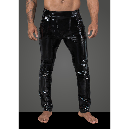 Long Elastic PVC pants L