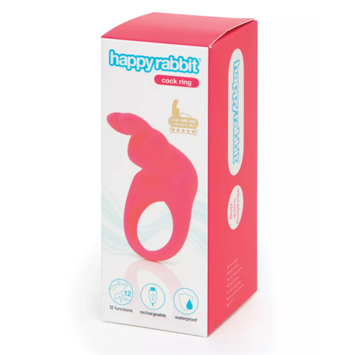 Happy Rabbit Rechargeable Cock Ring Pink