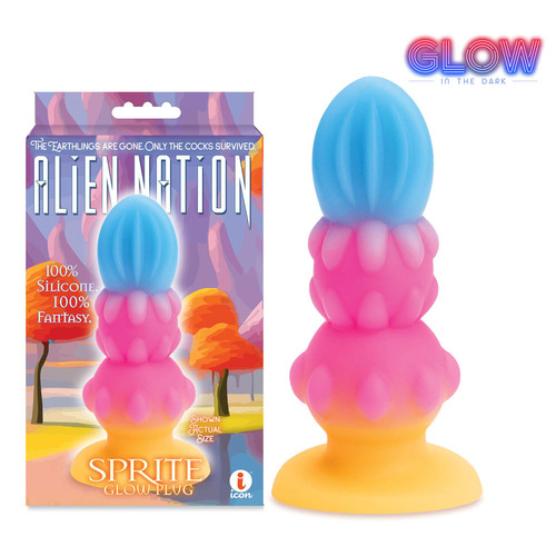 5" Sprite Glowing Butt Plug