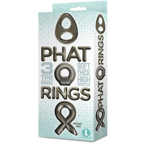 Phat Rings Smoke Cock Rings x3