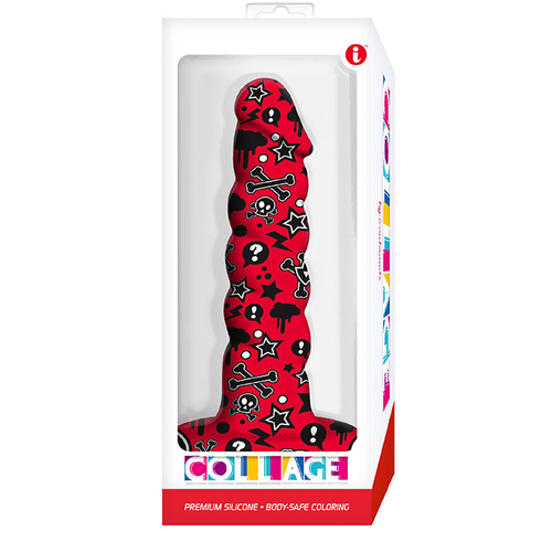 7" Collage Goth Girl Dildo