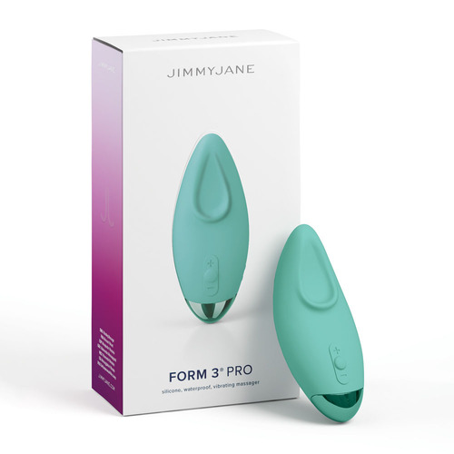 JimmyJane Form 3 PRO - Teal Teal 10.2 cm USB Rechargeable Handheld Stimulator