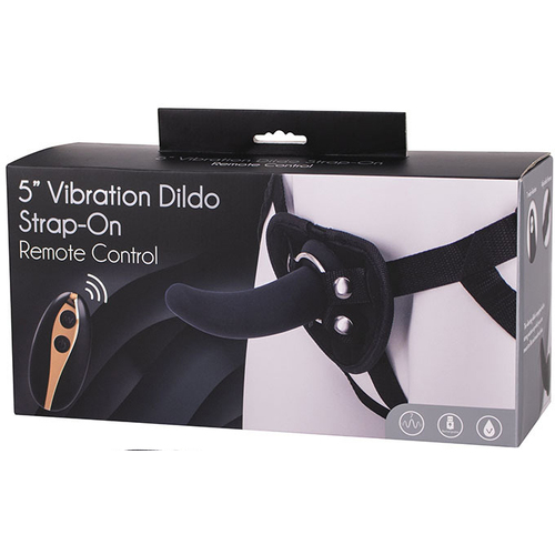 5" Vibrating Strap-On Set