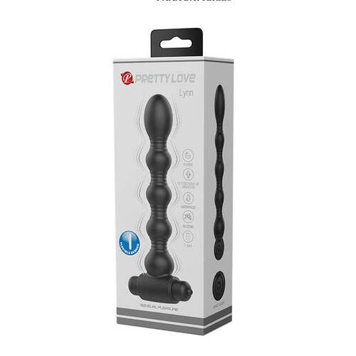 Vibrating Bullet Anal Toy "Lynn" Black