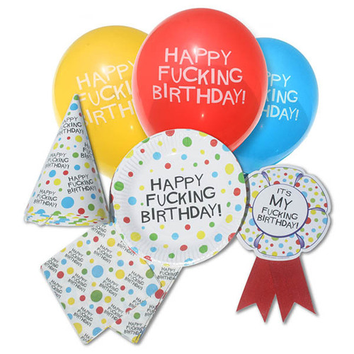 X-Rated Birthday Party Pack Novelty Party Set