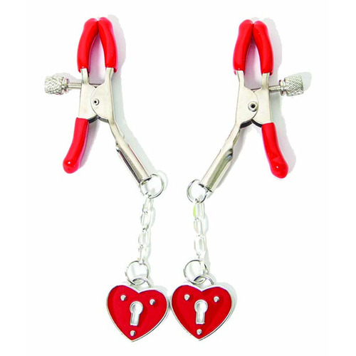 Sexy AF - Clamp Couture Red Hearts Red Heart Nipple Clamps