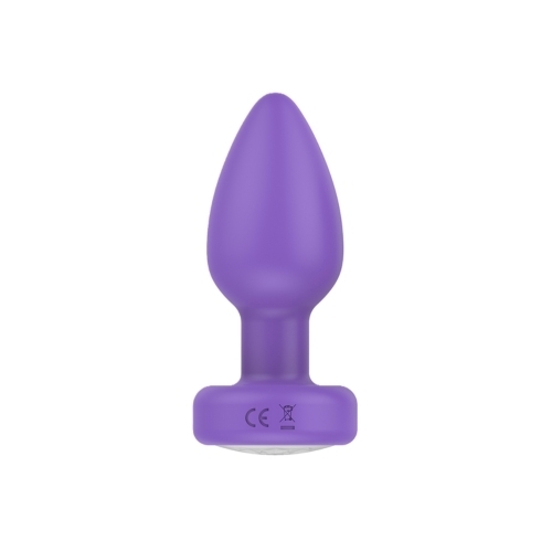 Pr17: VIBRATING PLUG W/ REMOTE - PURPLE