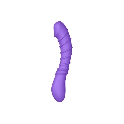 Rv21: Ribbed Vibrator - Purple