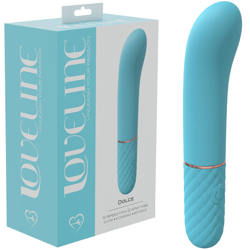 LOVELINE Dulce - Blue Blue 12 cm USB Rechargeable Vibrator