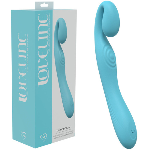 LOVELINE Obsession - Blue Blue 18.4 cm USB Rechargeable Vibrator