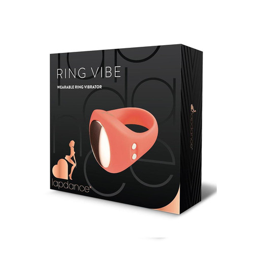 LAPDANCE Ring Vibe Wearable Ring Vibrator Pink USB Rechargeable Ring Vibrator