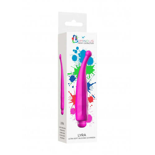 Lyra - ABS Bullet With Silicone Sleeve - 10-Speeds - Fuchsia