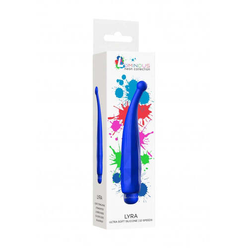 Lyra - ABS Bullet With Silicone Sleeve - 10-Speeds - Royal Blue