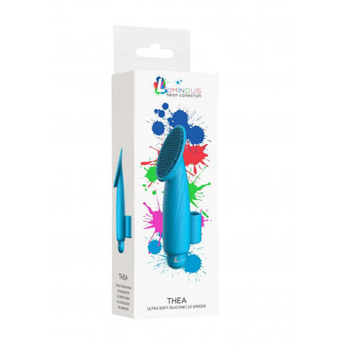 Thea - ABS Bullet With Silicone Sleeve - 10-Speeds - Turqiose