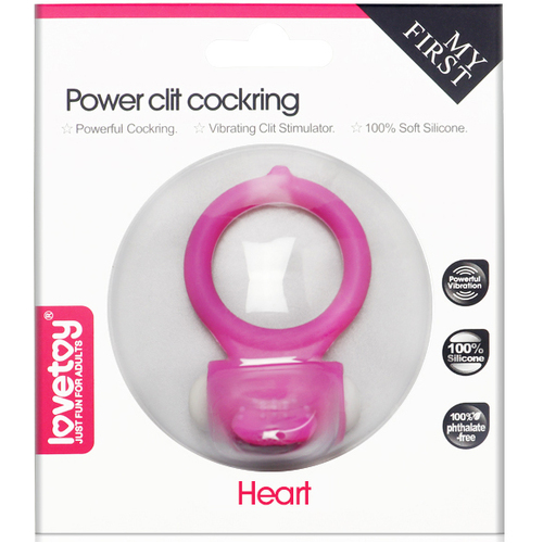 Power Clit Cockring Heart