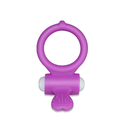 Power Clit Cockring Heart Purple Purple