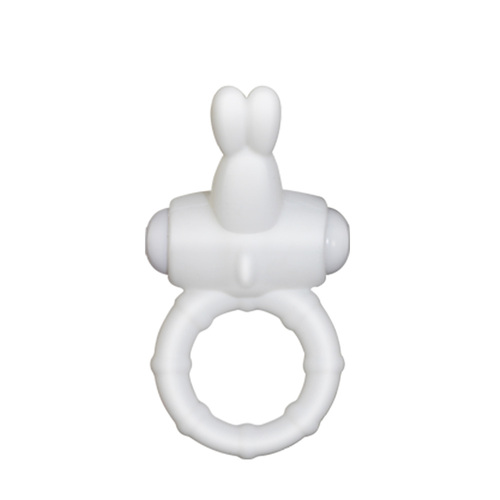 Power Clit Cockring Thriller White White