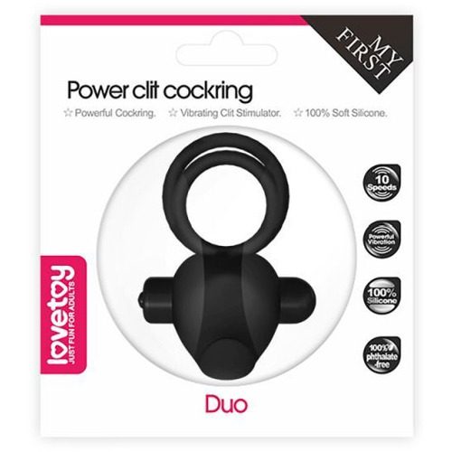 Power Clit Duo Vibrating Cock Ring